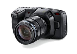 Blackmagic camera. 6K. 4K. UHD. Blackmagic RAW. UBS-C. HDMI. XLR.
