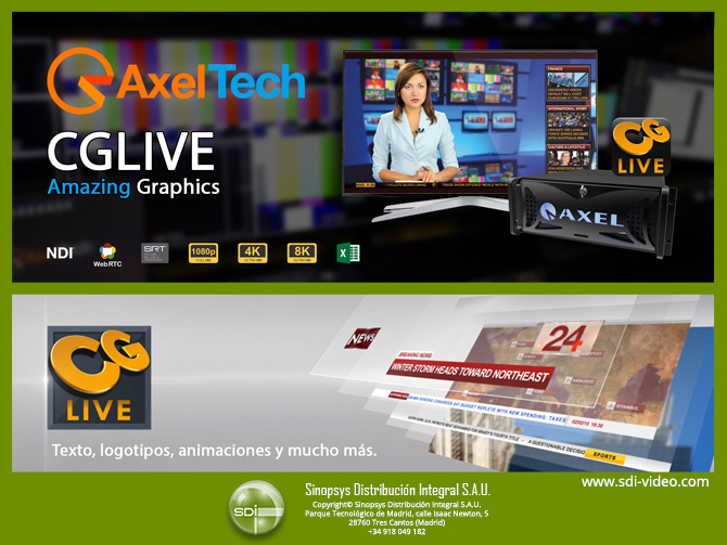 sdi. sdi video. axel. axel tech. youplay.xtv. continuidad. software. hardware. logo. grafico. directo.