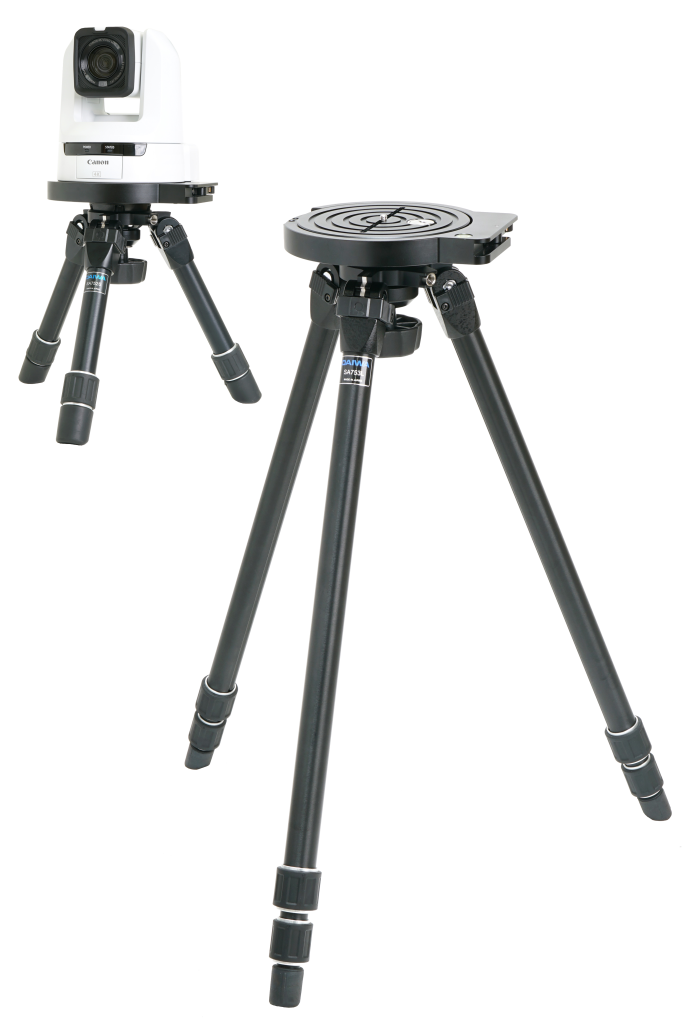 Trípodes de alta precisión de la marca Daiwa, conocidos por su estabilidad, durabilidad y diseño robusto. Ideales para fotógrafos y videógrafos profesionales que requieren un soporte confiable para cámaras y equipos de grabación en diversos entornos.